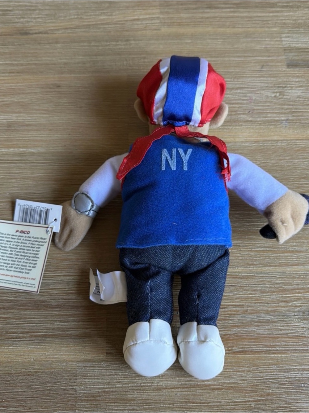 2001 P Rico Homies 9 Inch Collectible Plush NWT - Picture 6 of 8